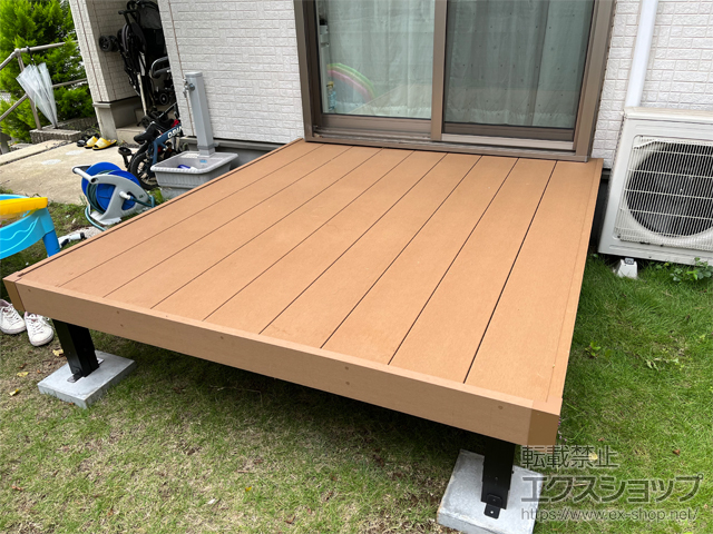 千葉県四街道市ののウッドデッキ マージウッドデッキ 施工例