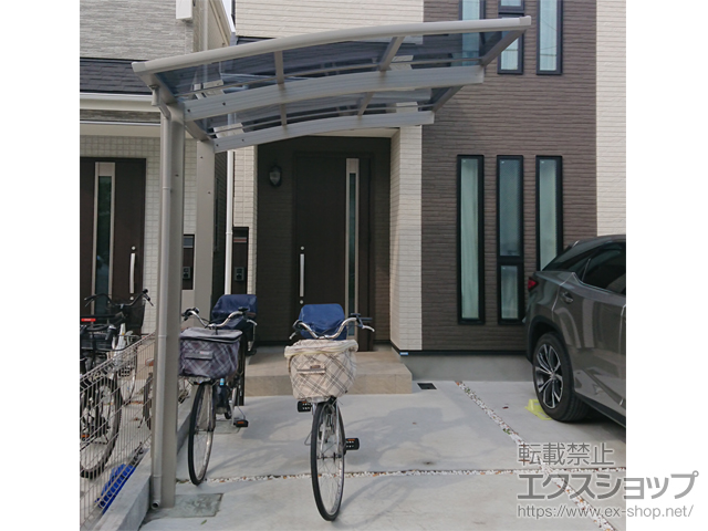 東京都葛飾区ののサイクルポート・駐輪場 アリュースミニ 積雪〜20cm対応 施工例
