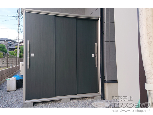 千葉県流山市のの物置・屋外倉庫 エスモ 一般型 1800×924×1913 ESF-1809A-WE 施工例