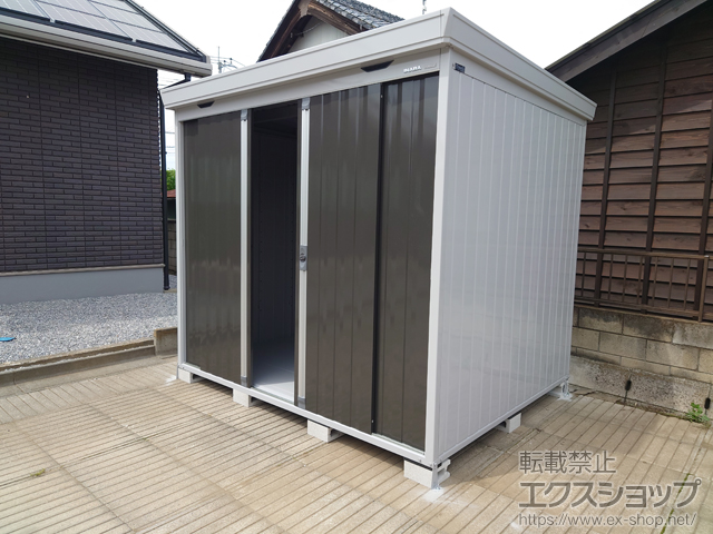 埼玉県鴻巣市のの物置・屋外倉庫 FORTA 一般型 2630×2210×2385 FS-2622H-EB 施工例