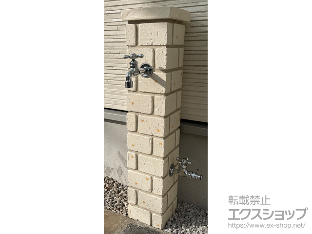東京都八王子市のの立水栓・ガーデンシンク ネオキャスティ 施工例