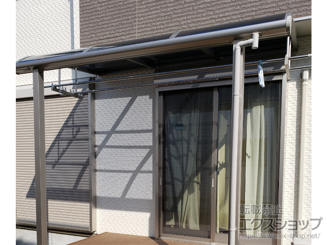 埼玉県鶴ヶ島市ののテラス屋根 ソラリア R型 テラスタイプ 単体 積雪〜20cm対応 施工例