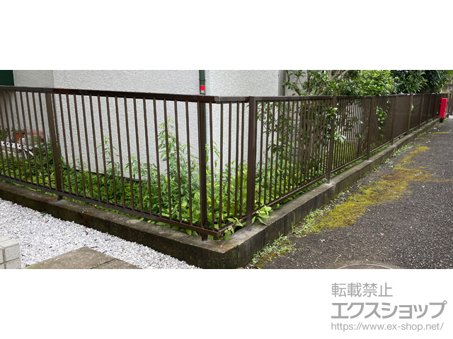 神奈川県鎌倉市ののフェンス・柵 ハイサモア フリーポールタイプ 施工例