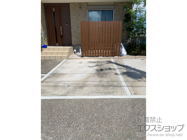 愛知県日進市ののフェンス・柵 タテイタスタイル 120サイズ（隙間20mm）高尺タイプ H1800 施工例