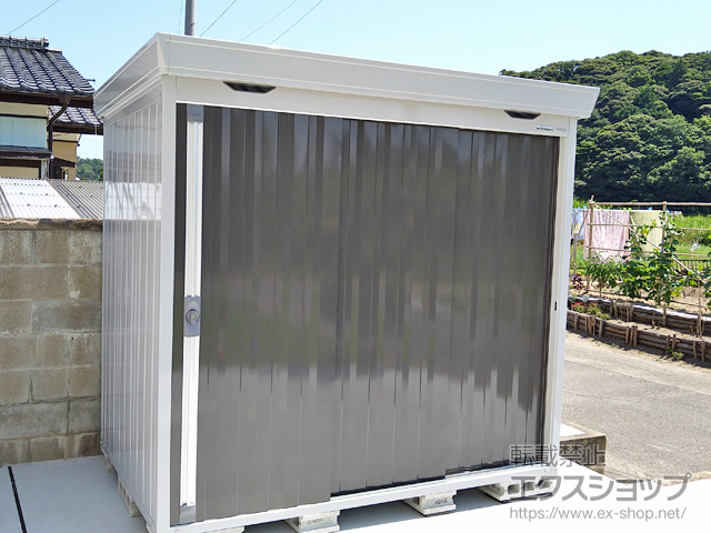 茨城県高萩市のの物置・屋外倉庫 FORTA 一般型 2210×1370×2085 FS-2214S-EB 施工例