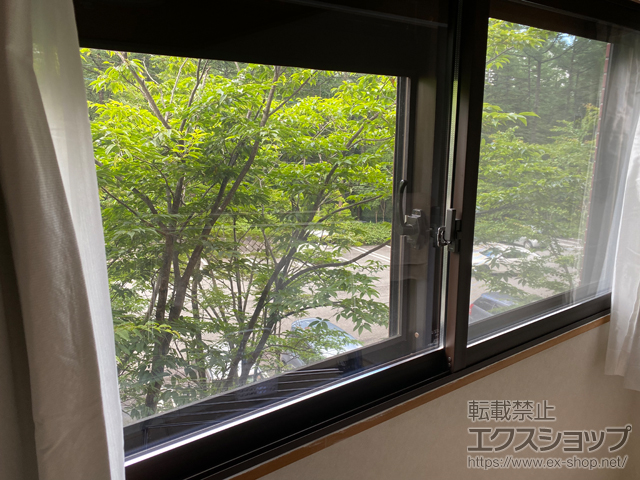 群馬県吾妻郡草津町のの二重窓（内窓） インプラス 引違い窓 2枚建 施工例