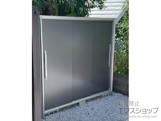 神奈川県横浜市のの物置・屋外倉庫 エスモ 一般型 2100×924×1913 ESF-2109A-GM 施工例