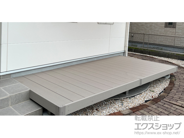 福岡県福岡市ののウッドデッキ リウッドデッキ 200 施工例