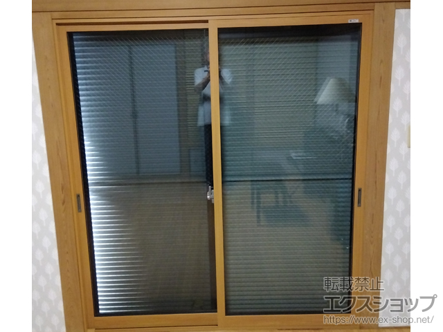 埼玉県朝霞市のの二重窓（内窓） インプラス 引違い窓 2枚建+埋め木樹脂材 施工例