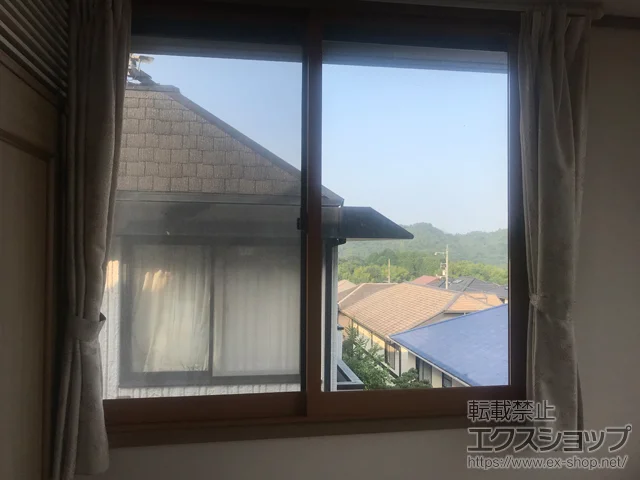 広島県広島市のの内窓（二重窓・二重サッシ） インプラス 引違い窓 2枚建 施工例
