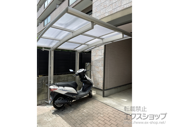 埼玉県さいたま市ののサイクルポート・駐輪場 プレシオスポート ミニ 積雪〜20cm対応 施工例