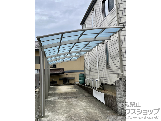 長崎県長崎市ののカーポート アリュース 縦連棟　積雪〜20cm対応 施工例
