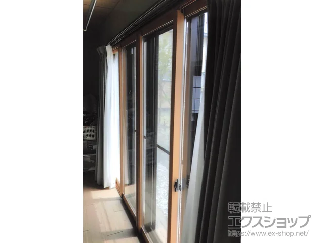 福島県郡山市のの内窓（二重窓・二重サッシ） インプラス 引違い窓 4枚建 施工例
