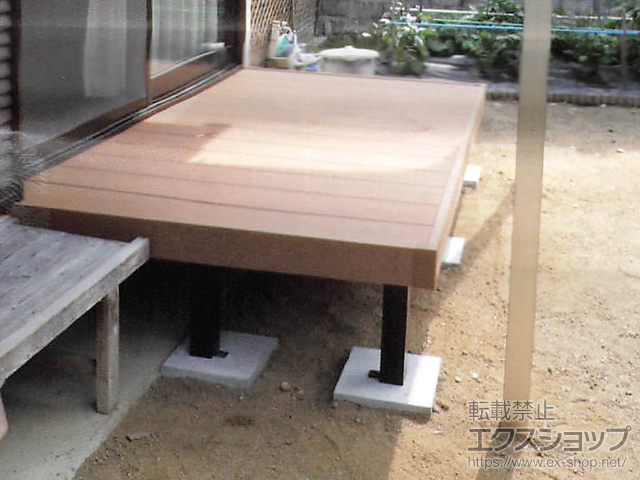 徳島県吉野川市ののウッドデッキ リウッドデッキ 200 施工例