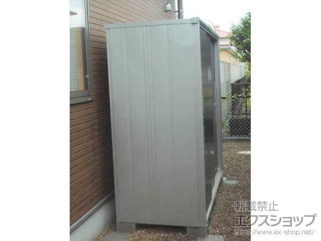 大分県大分市のの物置・屋外倉庫 エスモ 一般型 1950×924×1913 ESF-1909A-DO 施工例