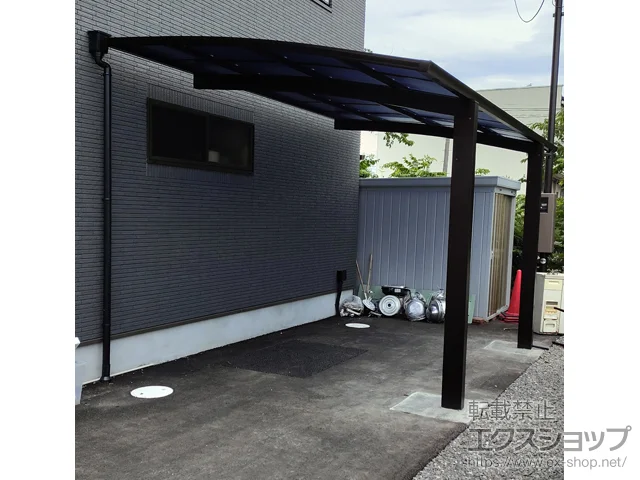 福島県いわき市のValue Selectのカーポート プレシオスポート 積雪～20cm対応 施工例