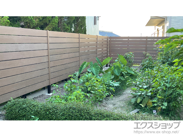 愛知県名古屋市ののフェンス・柵 プラド/one(ワン)フェンス ジョイントあり仕様 高尺タイプ 9段 　隙間10mm 施工例
