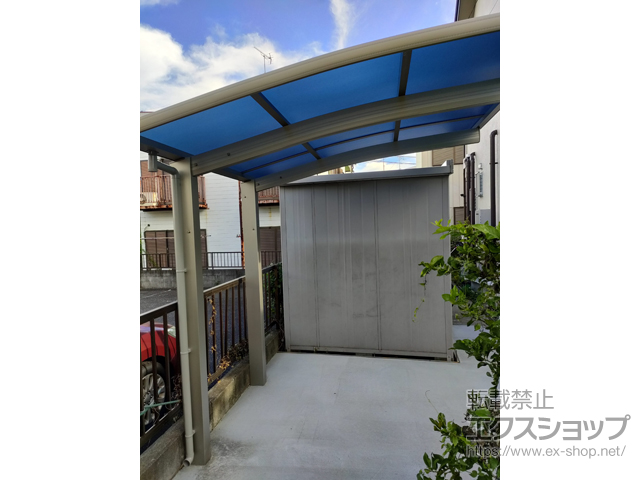 神奈川県横浜市ののサイクルポート・駐輪場 プレシオスポート ミニ 積雪〜20cm対応 施工例