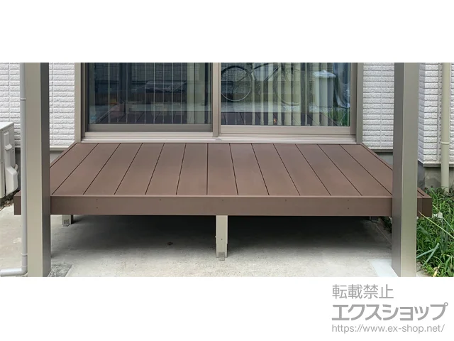 埼玉県北本市のYKKAPのウッドデッキ リウッドデッキ 200 施工例