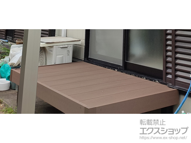 神奈川県平塚市ののウッドデッキ マージウッドデッキ 施工例