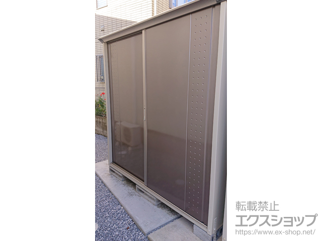千葉県市川市のの物置・屋外倉庫 グランプレステージジャンプ 1879×900×1900 GP-199A-F-CB 施工例