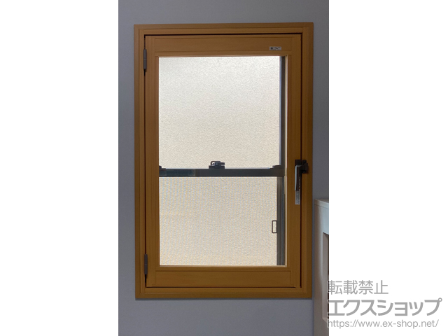埼玉県川口市のの二重窓（内窓） インプラス 開き窓 外観右吊元 施工例