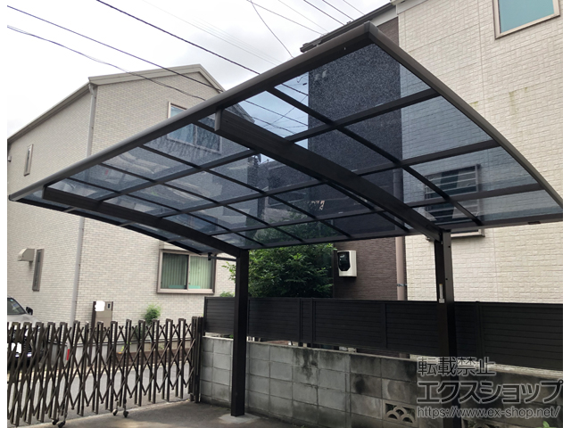 東京都練馬区ののカーポート アリュース　積雪〜20cm対応 施工例