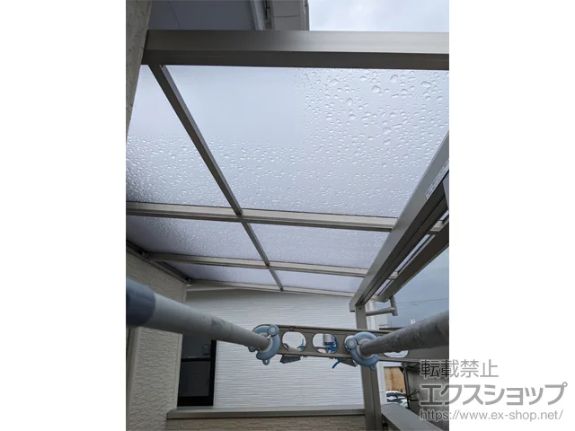 奈良県奈良市のValue Selectのバルコニー・ベランダ屋根 プレシオステラスII F型 屋根タイプ 単体 積雪～20cm対応 施工例