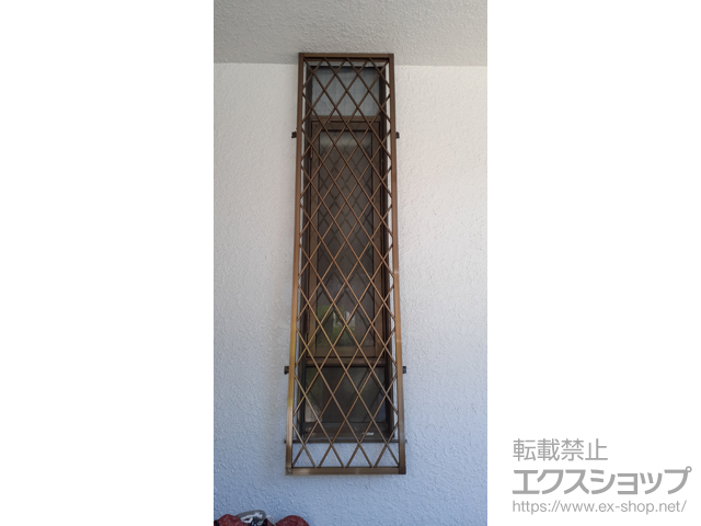 東京都板橋区のLIXIL リクシル（トステム）の面格子・窓格子 アルミ面格子 ヒシクロス 施工例