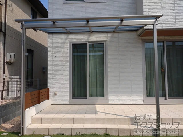 山口県山口市のLIXIL(リクシル)のテラス屋根 スピーネ F型 テラスタイプ 単体 積雪～20cm対応 施工例