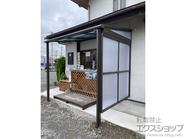 愛媛県外構 テラス 激安 LIXILスピーネF 3640×1785 施工費