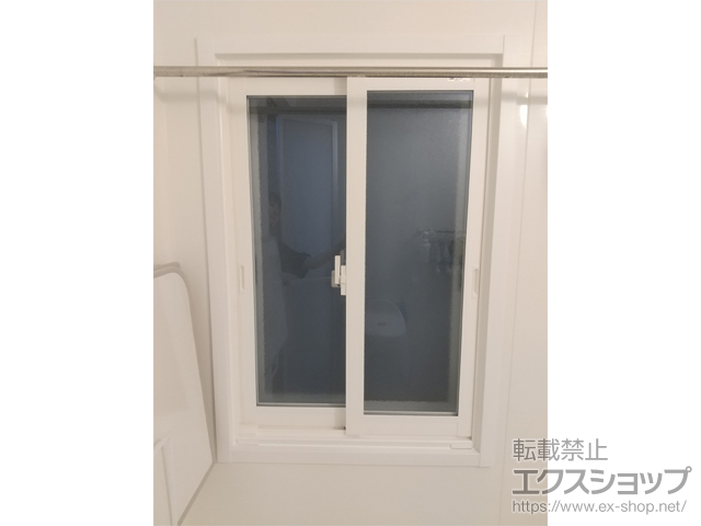 兵庫県明石市のの二重窓（内窓） インプラス  引違い窓 浴室仕様 ユニットバス納まり 2枚建 施工例