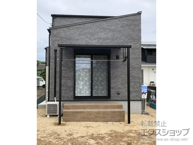 福岡県福岡市ののテラス屋根 プレシオステラスII F型 テラスタイプ 単体 積雪〜20cm対応 施工例