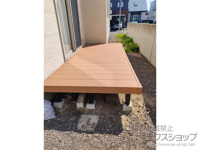 北海道札幌市のValue Selectのウッドデッキ マージウッドデッキ 施工例