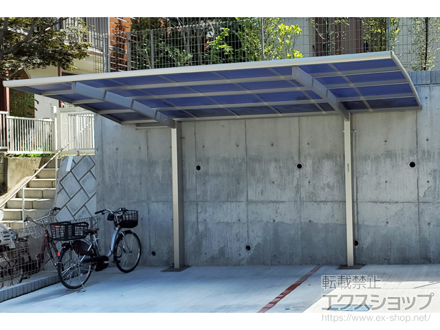 東京都日野市ののカーポート プレシオスポート 積雪〜20cm対応 施工例