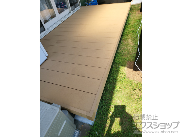 埼玉県日高市ののウッドデッキ リウッドデッキ 200 施工例