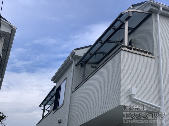 東京都八王子市ののバルコニー・ベランダ屋根 スピーネ R型 1500 屋根タイプ 単体 積雪〜50cm対応 施工例