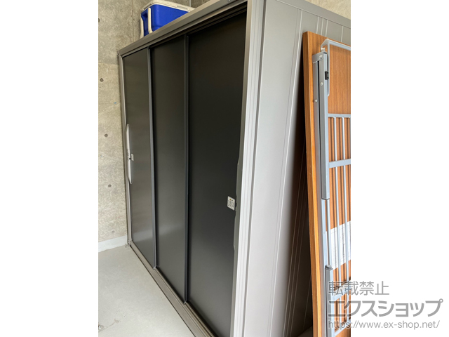 東京都世田谷区のの物置・屋外倉庫 エスモ 一般型 1800×774×1913 ESF-1807A-GM 施工例