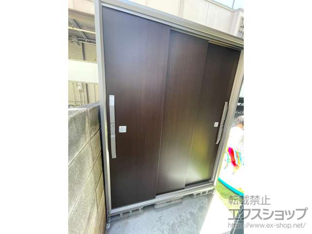 東京都練馬区のの物置・屋外倉庫 エスモ 一般型 1500×774×1913 ESF-1507A-WC 施工例