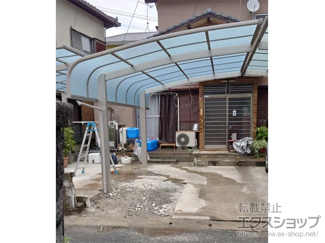 福岡県糸島市ののカーポート アリュース キャップ　積雪～20cm対応 施工例