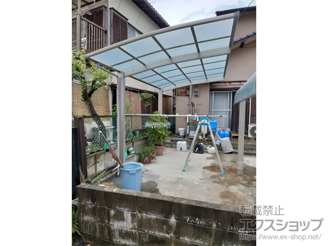 福岡県糸島市のYKKAPのカーポート アリュース　積雪～20cm対応 施工例