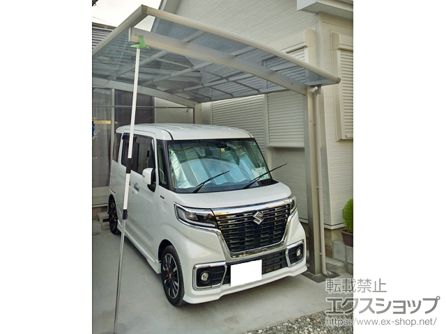 千葉県野田市ののカーポート プレシオスポート 積雪〜20cm対応 施工例