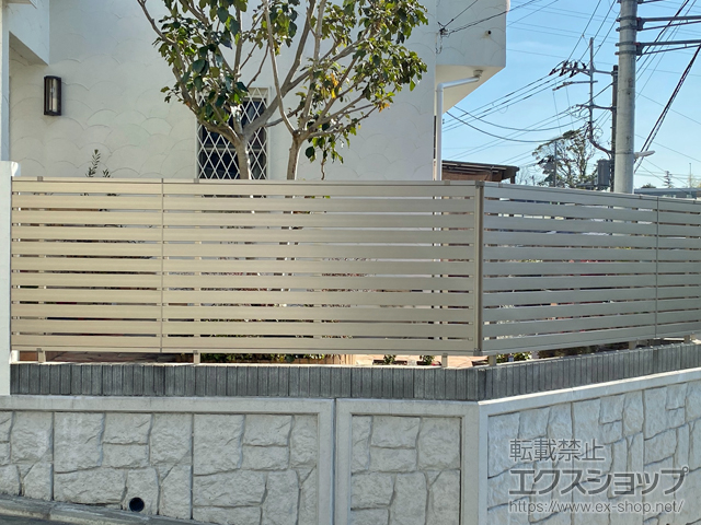神奈川県横浜市ののフェンス・柵 レジリアYK3型 フリー支柱タイプ 施工例