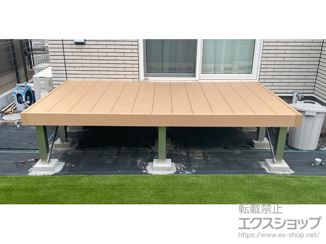 奈良県北葛城郡上牧町ののウッドデッキ リウッドデッキ 200 施工例