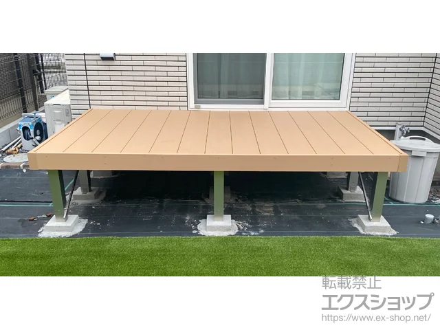 奈良県北葛城郡上牧町のYKKAPのウッドデッキ リウッドデッキ 200 施工例