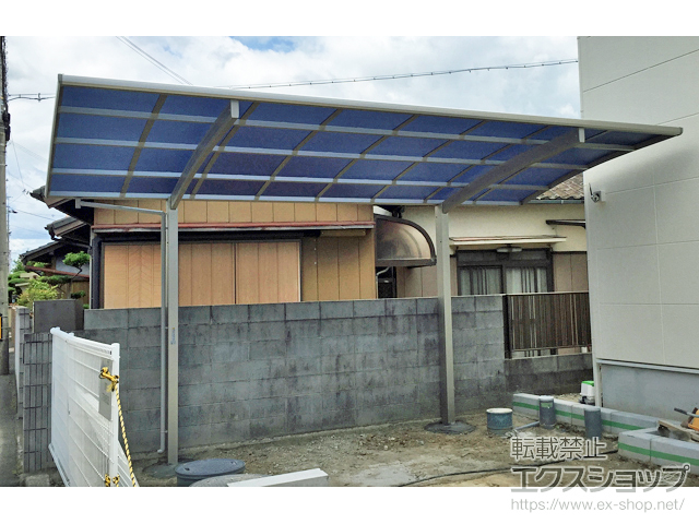 和歌山県和歌山市ののカーポート アリュース　積雪〜20cm対応 施工例
