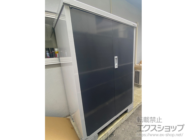 福島県郡山市のの物置・屋外倉庫 アイビーストッカー 1100×755×1603 BJX-117D-CG 施工例