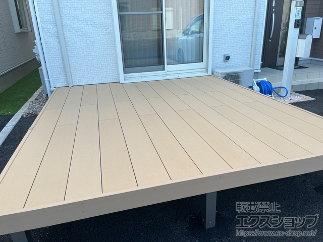 千葉県野田市ののウッドデッキ リウッドデッキ 200 施工例