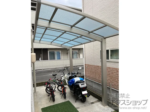 広島県呉市のYKKAPのカーポート アリュース　積雪～20cm対応 施工例