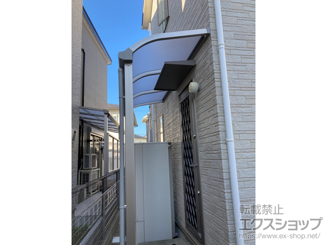 徳島県徳島市ののテラス屋根 ソラリア R型 テラスタイプ 単体 積雪〜20cm対応 施工例